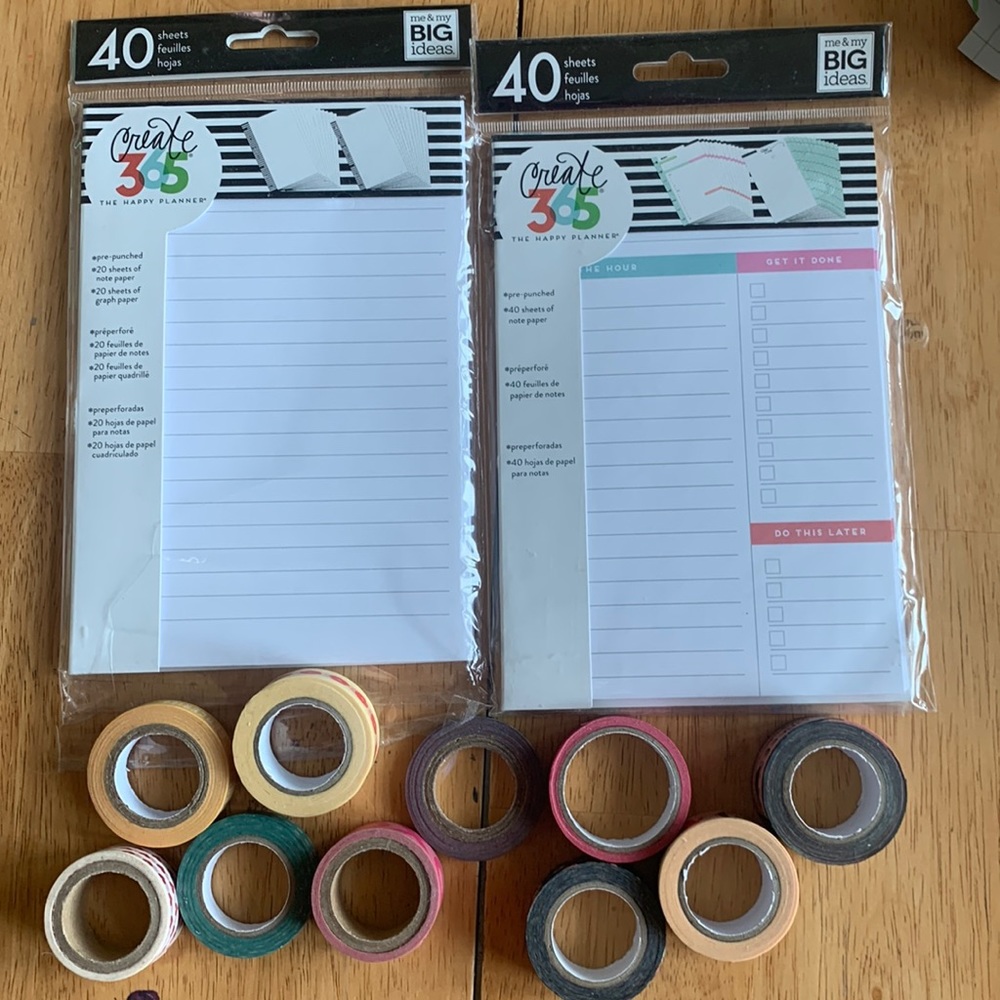 The Happy Planner mini sheets